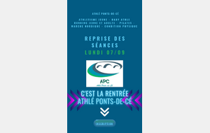 Reprise des séances