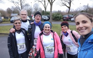 Nos six représentants avant l'échauffement