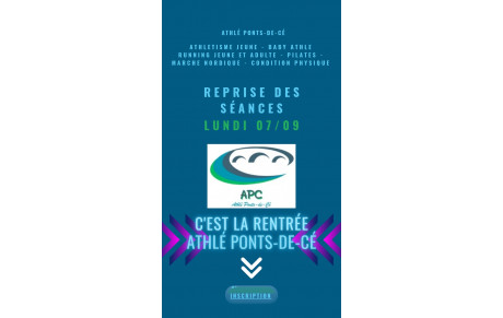 Reprise des séances